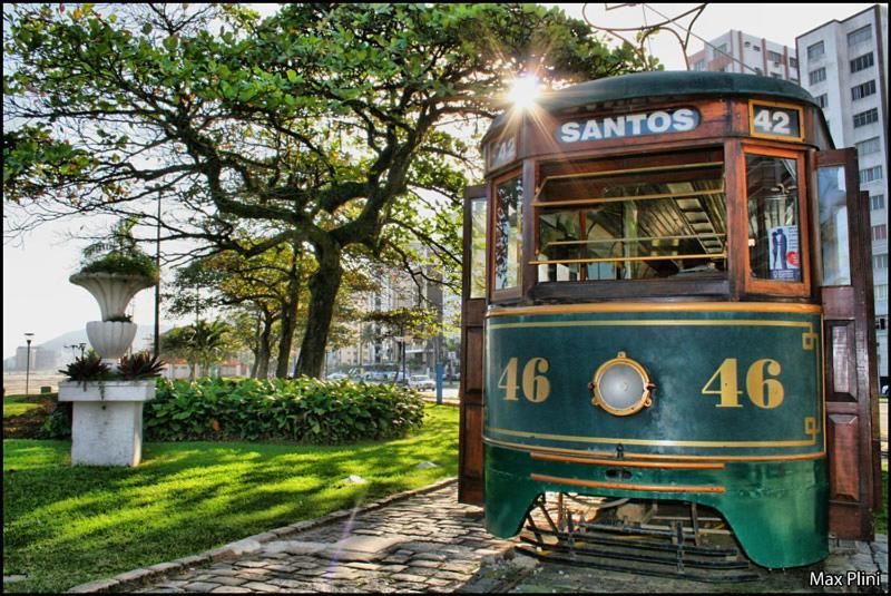 Apartamento Em Santos No Gonzaga Em Frente A Praia Buitenkant foto